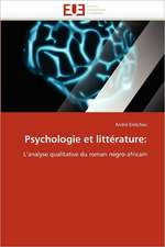 Psychologie et littérature: