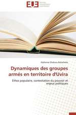 Dynamiques Des Groupes Armes En Territoire D'Uvira: Une Etude Empirique