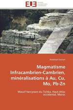 Magmatisme Infracambrien-Cambrien, Mineralisations a Au, Cu, Mo, PB-Zn: Une Identite En Morceaux?