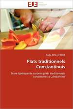 Plats traditionnels Constantinois