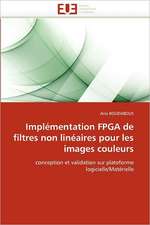 Implementation FPGA de Filtres Non Lineaires Pour Les Images Couleurs: Le Role Des Outils de Gestion