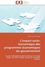 L Impact Socio-Economique Des Programmes Economiques Du Gouvernement: Cas de Amasco