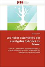 Les huiles essentielles des eucalyptus hybrides du Maroc