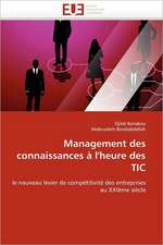 Management des connaissances à l''heure des TIC