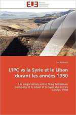 L'Ipc Vs La Syrie Et Le Liban Durant Les Annees 1950: Choix Optimal Du Parametre Fonctionnel