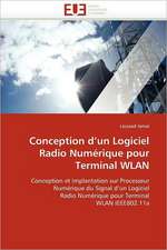 Conception d'un Logiciel Radio Numérique pour Terminal WLAN