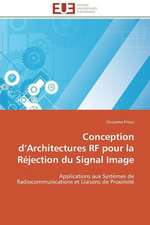 Conception D Architectures RF Pour La Rejection Du Signal Image: Cooccurrences