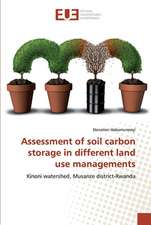 Assessment of soil carbon storage in different land use managements