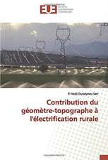 Contribution du géomètre-topographe à l'électrification rurale