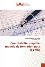 Muhindo Mughanda, J: Comptabilité simplifié, module de forma
