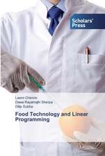 Food Technology and Linear Programming