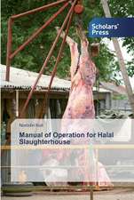 Manual of Operation for Halal Slaughterhouse