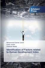 Identification of Factors related to Human Development Index