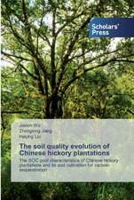 The soil quality evolution of Chinese hickory plantations