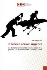 le service accueil urgence