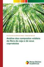 Análise dos compostos voláteis da fibra do caju e de seus coprodutos