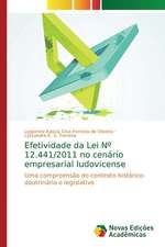 Efetividade da Lei Nº 12.441/2011 no cenário empresarial ludovicense