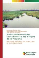 Avaliação das condições socioambientais nas margens do rio Pirapama