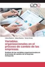 Variables organizacionales en el proceso de cambio de las empresas.