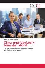 Clima organizacional y bienestar laboral