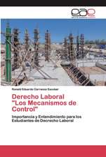 Derecho Laboral "Los Mecanismos de Control"