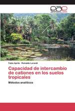 Capacidad de intercambio de cationes en los suelos tropicales