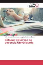 Enfoque sistémico de docencia Universitaria