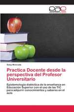 Practica Docente desde la perspectiva del Profesor Universitario