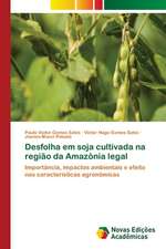 Desfolha em soja cultivada na região da Amazônia legal