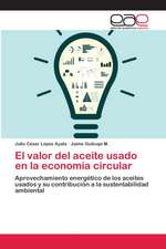 El valor del aceite usado en la economía circular