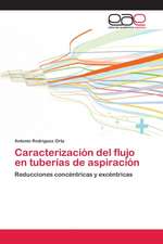 Caracterización del flujo en tuberías de aspiración