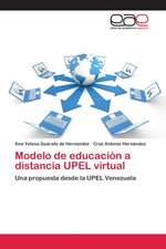 Modelo de educación a distancia UPEL virtual