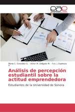 Análisis de percepción estudiantil sobre la actitud emprendedora