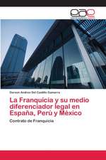 La Franquicia y su medio diferenciador legal en España, Perú y México