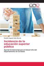 Incidencia de la educación superior pública