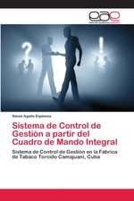 Sistema de Control de Gestión a partir del Cuadro de Mando Integral