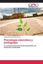 Psicología educativa y pedagogía