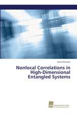 Nonlocal Correlations in High-Dimensional Entangled Systems