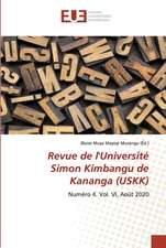 Revue de l'Université Simon Kimbangu de Kananga (USKK)