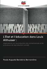 L'État et l'éducation dans Louis Althusser :