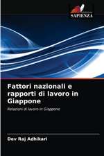 Fattori nazionali e rapporti di lavoro in Giappone