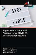 Risposte della Comunità Persone verso COVID-19: Una valutazione rapida