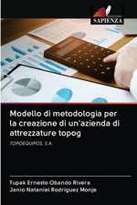 Modello di metodologia per la creazione di un'azienda di attrezzature topog