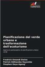 Pianificazione del verde urbano e trasformazione dell'ecoturismo