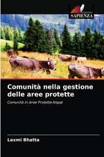 Comunità nella gestione delle aree protette