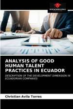 ANALYSIS OF GOOD HUMAN TALENT PRACTICES IN ECUADOR