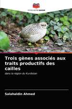 Trois gènes associés aux traits productifs des cailles