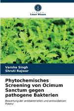 Phytochemisches Screening von Ocimum Sanctum gegen pathogene Bakterien