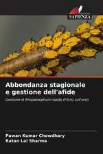 Abbondanza stagionale e gestione dell'afide