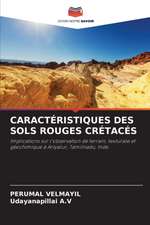 CARACTÉRISTIQUES DES SOLS ROUGES CRÉTACÉS